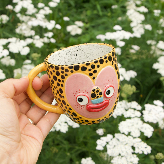 Spotted miniature mug, 215ml
