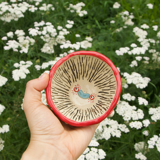 Tea Bowl "Fly Agaric", 195ml