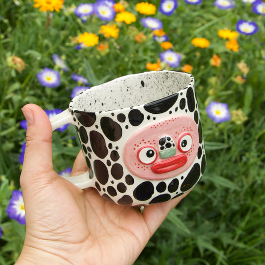 Spotted mug, 360ml