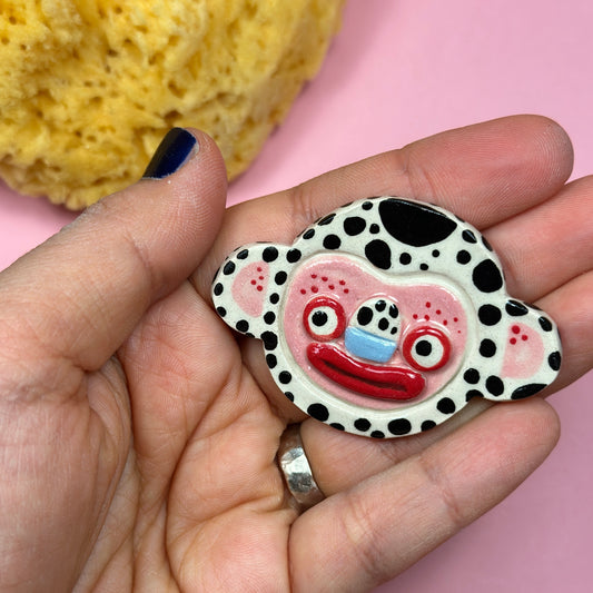 Ceramic brooch