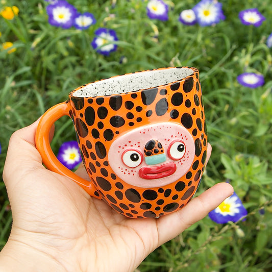 Miniature spotted mug, 240ml